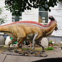 Dinosaure robotique, grand modèle animatronique de Parasaurolophus, modèles animatroniques, dinosaures animatroniques