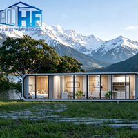 Casa Contenedor Prefabricada de Acero Transpirable, Modelo Apple Cabin, Oficina Modular Moderna, Modelo E70