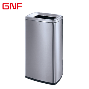 GNF <strong>30L</strong> Rectangle Open Top Stainless Steel Dustbin Hotel Room Waste <strong>Bin</strong> <strong>Kitchen</strong> Trash <strong>Bin</strong> Household Garbage <strong>Bin</strong> - Product Image 3