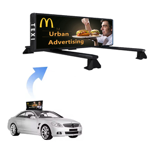 Panneau LED pour voiture Toit de taxi haute résolution Écran d'affichage numérique LED P2.5 P4 P5Mm Affichage LED pour voiture pour usine publicitaire - Product Image 1