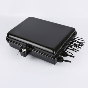 Caja de Distribución de Fibra Óptica para Exteriores, Negra, 16 Núcleos, FTTH, Montaje en Poste o Pared, Mini Tubo de Acero, Divisor PLC, IP65 Impermeable - Product Image 5