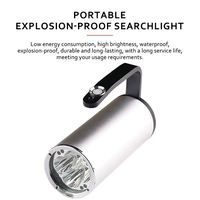 Lampe de travail industrielle antidéflagrante Lontu 12V, lampe torche multifonction, longue autonomie, rechargeable/à piles, lumière de travail LED 50