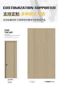 Puerta Interior Minimalista de MDF Blanco con Acabado Liso, Apertura Manual, Aislamiento Acústico, para Dormitorio - Product Image 5