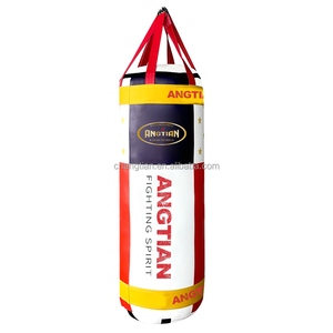 ANGTIAN <span class=keywords><strong>Sacco</strong></span> <span class=keywords><strong>da</strong></span> <span class=keywords><strong>Boxe</strong></span> in Pelle <span class=keywords><strong>da</strong></span> Parete per Allenamento Fitness, MMA e Kickboxing - Product Image 2