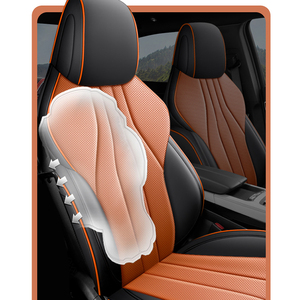 Coprisedili per auto originali in pelle accessori per auto decorazione d'interni Set completo coprisedili per auto personalizzati per Byd Song PLUS Ev - Product Image 4