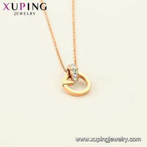 Xuping-collar de acero inoxidable con letras, Joyería Moderna y elegante, simple, 00911 - Product Image 5