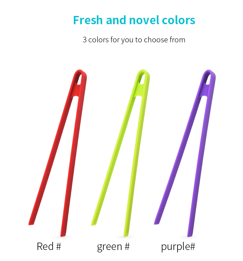 Food Clip Barbecue Steak Kitchenware Utensil Tool BBQ Tongs Silicone Bread Clips Serving Food Cooking Silicone Kitchen Tongs