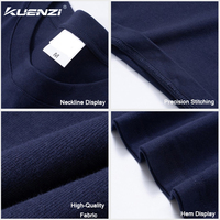 T-shirt pour femme Kuenzi, personnalisé avec logo, couleur unie, col rond, manches courtes, 100% coton, 240GSM