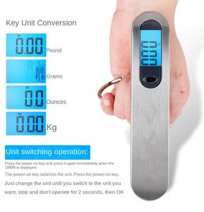 스테인레스 스틸 수하물 저울 휴대용 전자 저울 50kg 전자 배달 낚시 쇼핑 소포 저울 - Product Image 3