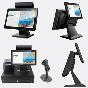 Terminal POS Táctil Todo en Uno Micropos Certificado por China, Pantalla de 15.6 Pulgadas, Sistema Operativo Windows 7/8/10, 8GB DDR4, 256GB, Modelo Negro B15W - Product Image 1
