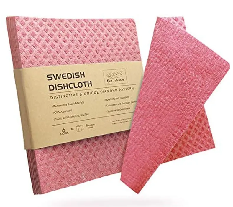 Küchen papier Handtuch Schwedisches Geschirr tuch Kompost ier bares biologisch abbaubares wieder verwendbares Küchen papier Handtuch Schwedisches Geschirr tuch