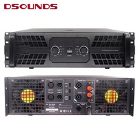 Amplificateur de puissance 2000W*2CH de grande puissance, format 3U avec transformateur puissant, amplificateur de puissance de classe TD pour spectacles en plein air
