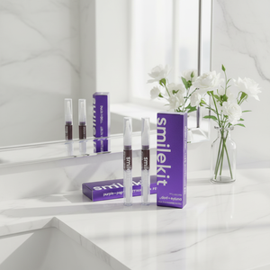 Bolígrafo Blanqueador Dental Personalizado de Marca Privada, Color Morado+Pap, Gel de Peróxido de Carbamida al 35%, Material de Grado Alimenticio - Product Image 5