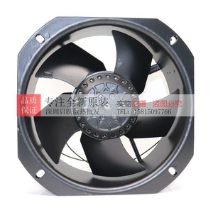 พัดลมแบบแกนหมุน Tg22580 220V 2900rpm ลูกปืนแบบลูกกลิ้ง ติดผนัง ใบพัดพลาสติกสีดำ ผลิตในจีน - Product Image 2