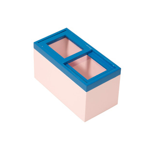 Escala 1:12 DIY juguete de madera casa de muñecas congelador en miniatura refrigerador accesorios de tiro con Mini modelo de muebles para jugar - Product Image 5