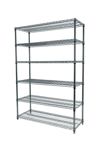 Kohlenstoffstahl <span class=keywords><strong>ESD</strong></span> SMT Rollenwagen PCB-Lagerregal Verchromtes Drahtgestell - Product Image 3