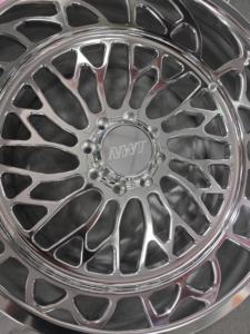 كايكي مخصص 24x14 26x14 28 16 30x16 مقعرة بيك آب 8x6000 مزورة x 8x8x2.8 عجلات شاحنة مصقولة لرام - Product Image 2