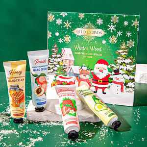 Juego de regalo de Navidad HIGHNESS Kit de cuidado de manos y labios orgánico de lujo de 8 piezas Hidratante a base de hierbas Reafirmante y nutritivo Anti-sequedad - Product Image 2