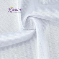 Tissu tricoté 100% polyester brossé 220 g/m², écologique, extensible, résistant à la déchirure, personnalisable, en polaire pour la décoration intérieure