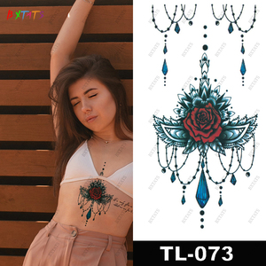 Nouveaux Designs Temporaire Étanche Body Art Sein Main Sexe Fille <span class=keywords><strong>Tatouage</strong></span> - Product Image 5