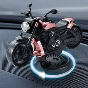 Aromatizador Giratorio para Coche con Forma de Motocicleta, con Aceite Esencial de Larga Duración, Aroma a Fresia, para el Tablero - Product Image 1