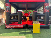 Jeux mécaniques gonflables commerciaux populaires, taureau de rodéo gonflable, trampoline gonflable, taureau de rodéo mécanique gonflable