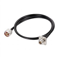 Câble coaxial RG58 sur mesure, assemblage N mâle vers N femelle traversant, 50 Ohm, câble de raccordement RF pour antenne