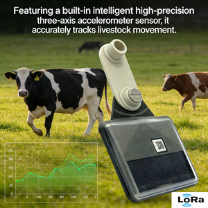 Etiquetas de Rastreo de Ganado LORAWAN con <span class=keywords><strong>GPS</strong></span>, Localización de Ganado en Tiempo Real y Monitoreo de Salud con Capacidad de Detección de Temperatura - Product Image 5