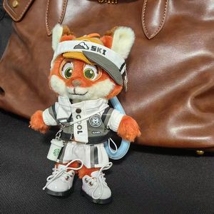 Mignon petit <span class=keywords><strong>Nick</strong></span> Fox, poupée en peluche perlée, accessoire porte-clés, pendentif, jouet en peluche, cadeau avec rembourrage en coton PP 100% polyester - Product Image 5
