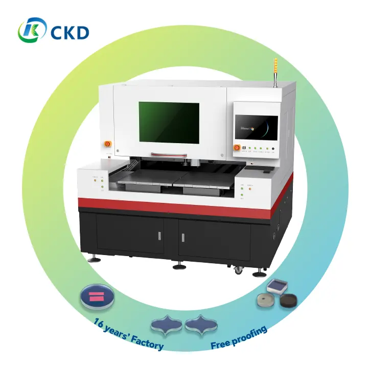 High-Speed Ultra Clear Glass Laser Cutting Machine for Mobile Covers