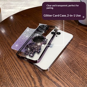 Funda Protectora Antigolpes con Soporte y Brillo Electrochapado para <span class=keywords><strong>iPhone</strong></span> 17 Air, 16, 15, 14 Plus, 13, 12, <span class=keywords><strong>11</strong></span> <span class=keywords><strong>Pro</strong></span> <span class=keywords><strong>Max</strong></span> - ¡Novedad 2026 de Gran Venta! - Product Image 4