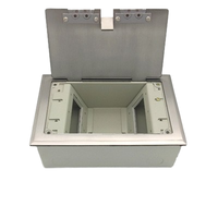 Prise de sol étanche tout cuivre Audio VGA pour microphone Câble réseau Multimédia Prise de terre EU Standard Side Hidden