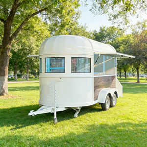 Carrito de Comida Móvil Retro Atemporal, Diseñado para Venta Ambulante en Mercados Nocturnos, Ideal para Café, Bocadillos, Postres y Servicios de Catering - Product Image 2