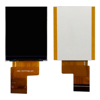 1.77 inci modul tampilan persegi TFT layar IPS transmisi 128(RGB)* 160 piksel ST7735S Driver IC layar LCD resolusi tinggi