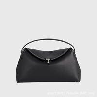 Sac bandoulière en cuir véritable pour femme, modèle Pillow Bag, avec deux sangles, luxe léger, idéal pour l'hiver, pour le commerce transfrontalier