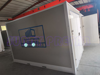 Conteneur préfabriqué pour le stockage, stockage personnel, assemblage, conteneur mobile pliable, empilable, emballage plat, stockage portable PODS