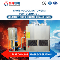 Compresores de Sistema de Refrigeración por Agua Profesionales de 20 Toneladas, Torre de Agua de Refrigeración de Circuito Cerrado