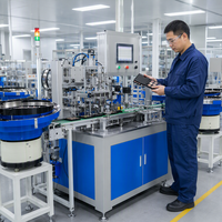 Machine d'assemblage de palettes de fards à paupières QFW haute stabilité avec ligne d'assemblage PLC