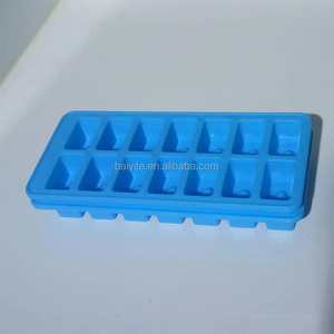 14 lỗ vuông tủ lạnh thực phẩm nhựa silicon <span class=keywords><strong>ICE</strong></span> <span class=keywords><strong>CUBE</strong></span> khay tùy chỉnh <span class=keywords><strong>Ice</strong></span> <span class=keywords><strong>Cube</strong></span> - Product Image 3