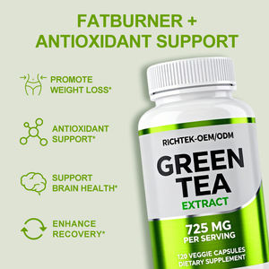 <span class=keywords><strong>Capsule</strong></span> brûle-graisses au thé vert et au guarana 100% naturel à base de plantes pures avec polyphénols pour la minceur - Product Image 3