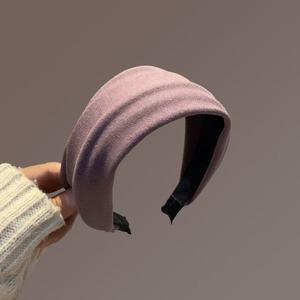 French style simple wide-brimmed all-match hairband temperament fashion cute girl sweet temperament hair accessories - Product Image 5