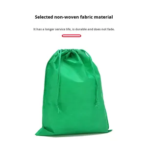 Lớn không dệt dây rút túi với chống bụi lưu trữ đồ chơi đóng cửa kép dây rút giày vớ túi lưu trữ cho lông lưu trữ trong kho - Product Image 3