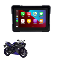 Monitor motor Android otomatis, layar sentuh Monitor CarPlay nirkabel dengan 4G /GPS/g-sensor/kamera/Bluetooth/tahan air