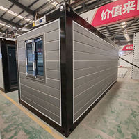 Prix d'usine 20FT/40FT préfabriqué modulaire salon paquet plat conteneur maison bureau extérieur utilisation acier matériaux en bois