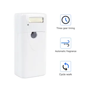 ABS plastic wall-mounted digital smart liquid spray perfume fragrance air freshener dispenser