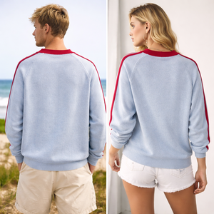 <span class=keywords><strong>Pull</strong></span>-over en tricot jacquard personnalisé <span class=keywords><strong>de</strong></span> haute qualité à col en V et manches longues pour femme - Product Image 5