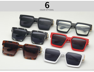 2020 de moda diseño de Italia Instagram Steampunk Retro Plaza futurista gafas de sol hombres - Product Image 2