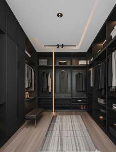 Luxury Modern Foldable Wardrobe Cloakroom <b>Dressing</b> <b>Table</b> High Quality Custom Size Furniture for Home Bedroom Use - Product Image 4