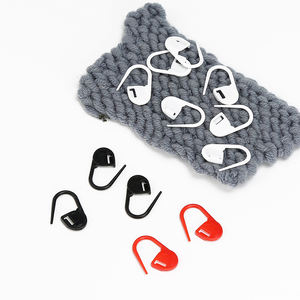 JP בעבודת יד סריגה צמר סימן כלי פלסטיק בטיחות פין צבעוני נעילת סטיץ סמני סרוגה תפס קליפ - Product Image 3