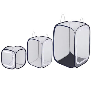 Joegen Grote Mesh Vlinder Insectenhabitat Kooi Ademend Glazen Aquarium Met Solide Patroon Pop-Up Ontwerp - Product Image 2
